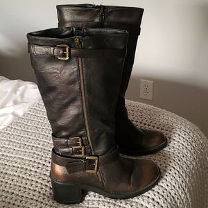 Maurices Casey boot zip up heeled boots women's
